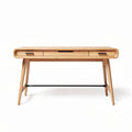 Houten bureau met twee lades en afmetingen 120 x 60 x 75cm
